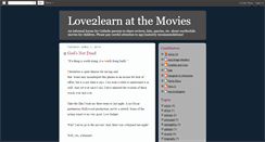 Desktop Screenshot of love2learnmovieblog.blogspot.com