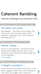 Mobile Screenshot of coherentrambling.blogspot.com