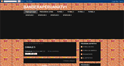 Desktop Screenshot of banderaperuanatv1.blogspot.com