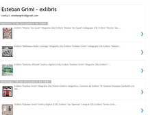 Tablet Screenshot of estebangrimi-exlibris.blogspot.com