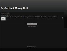 Tablet Screenshot of hackppmoney2011.blogspot.com
