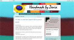 Desktop Screenshot of handmadebyzenia.blogspot.com