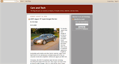 Desktop Screenshot of carsandtech.blogspot.com