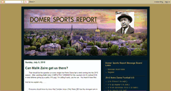 Desktop Screenshot of domersportsreport.blogspot.com