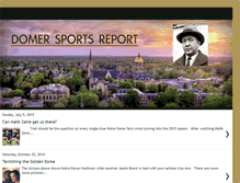 Tablet Screenshot of domersportsreport.blogspot.com