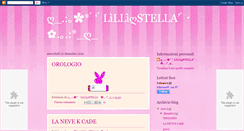 Desktop Screenshot of lillistella.blogspot.com