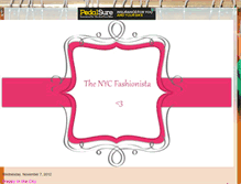 Tablet Screenshot of nycfashionistadiaries.blogspot.com