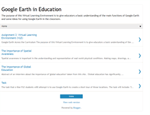 Tablet Screenshot of googleearthmashup.blogspot.com