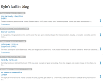 Tablet Screenshot of kylesballinblog.blogspot.com