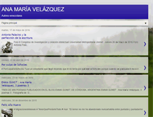 Tablet Screenshot of anamariavelazquezanderson.blogspot.com