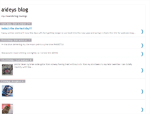 Tablet Screenshot of aideysblog.blogspot.com