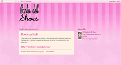 Desktop Screenshot of barbiedollshoes.blogspot.com