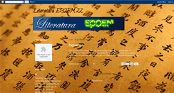 Desktop Screenshot of literaturaepoem22.blogspot.com
