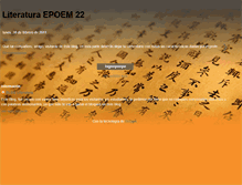 Tablet Screenshot of literaturaepoem22.blogspot.com