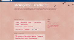 Desktop Screenshot of menopausesymptomstreatment.blogspot.com