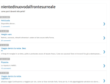 Tablet Screenshot of nientedinuovodalfrontesurreale.blogspot.com