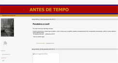 Desktop Screenshot of antesdetempo.blogspot.com