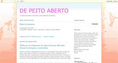 Desktop Screenshot of de-peito-aberto.blogspot.com