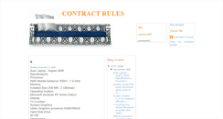 Desktop Screenshot of contract-rule.blogspot.com