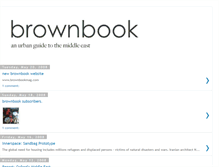 Tablet Screenshot of brownbookmagazine.blogspot.com