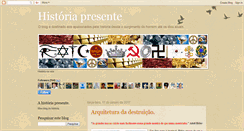 Desktop Screenshot of ahistoriapresente.blogspot.com