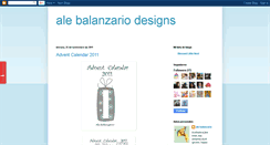 Desktop Screenshot of alebalanzariodesigns.blogspot.com