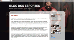 Desktop Screenshot of blogdosesportes.blogspot.com