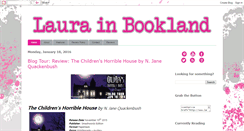 Desktop Screenshot of laurainbookland.blogspot.com