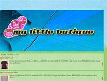 Tablet Screenshot of mylittlebutique.blogspot.com