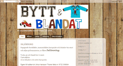 Desktop Screenshot of byttochblandat.blogspot.com