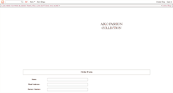 Desktop Screenshot of aikofashioncollection.blogspot.com