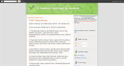 Desktop Screenshot of musilova-kcjl.blogspot.com