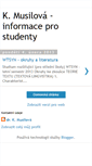 Mobile Screenshot of musilova-kcjl.blogspot.com