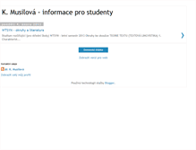 Tablet Screenshot of musilova-kcjl.blogspot.com