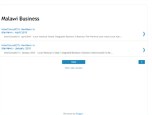 Tablet Screenshot of malawi-business.blogspot.com