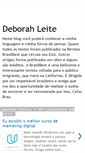 Mobile Screenshot of deborahleite.blogspot.com