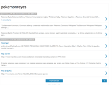 Tablet Screenshot of pokemonreyes.blogspot.com