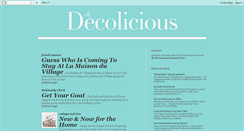 Desktop Screenshot of decolicious.blogspot.com