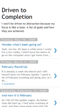 Mobile Screenshot of driventocompletion.blogspot.com