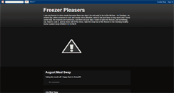 Desktop Screenshot of freezerpleasers2011.blogspot.com