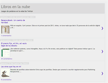 Tablet Screenshot of librosenlanube.blogspot.com
