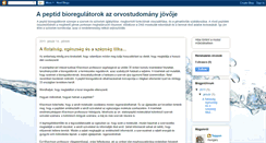 Desktop Screenshot of bioregulators.blogspot.com