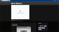 Desktop Screenshot of mindmattersbiology.blogspot.com
