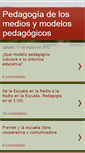 Mobile Screenshot of mediosymodelospedagogicos.blogspot.com