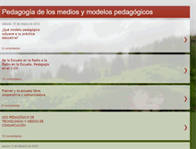 Tablet Screenshot of mediosymodelospedagogicos.blogspot.com