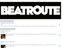 Tablet Screenshot of beatroute.blogspot.com