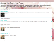 Tablet Screenshot of behindtheturquoisedoor.blogspot.com