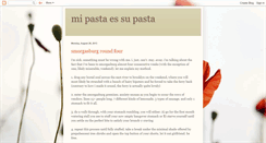 Desktop Screenshot of mipastaessupasta.blogspot.com