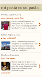 Mobile Screenshot of mipastaessupasta.blogspot.com