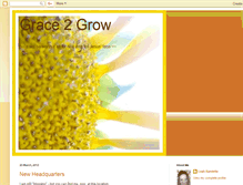 Tablet Screenshot of grace2grow.blogspot.com